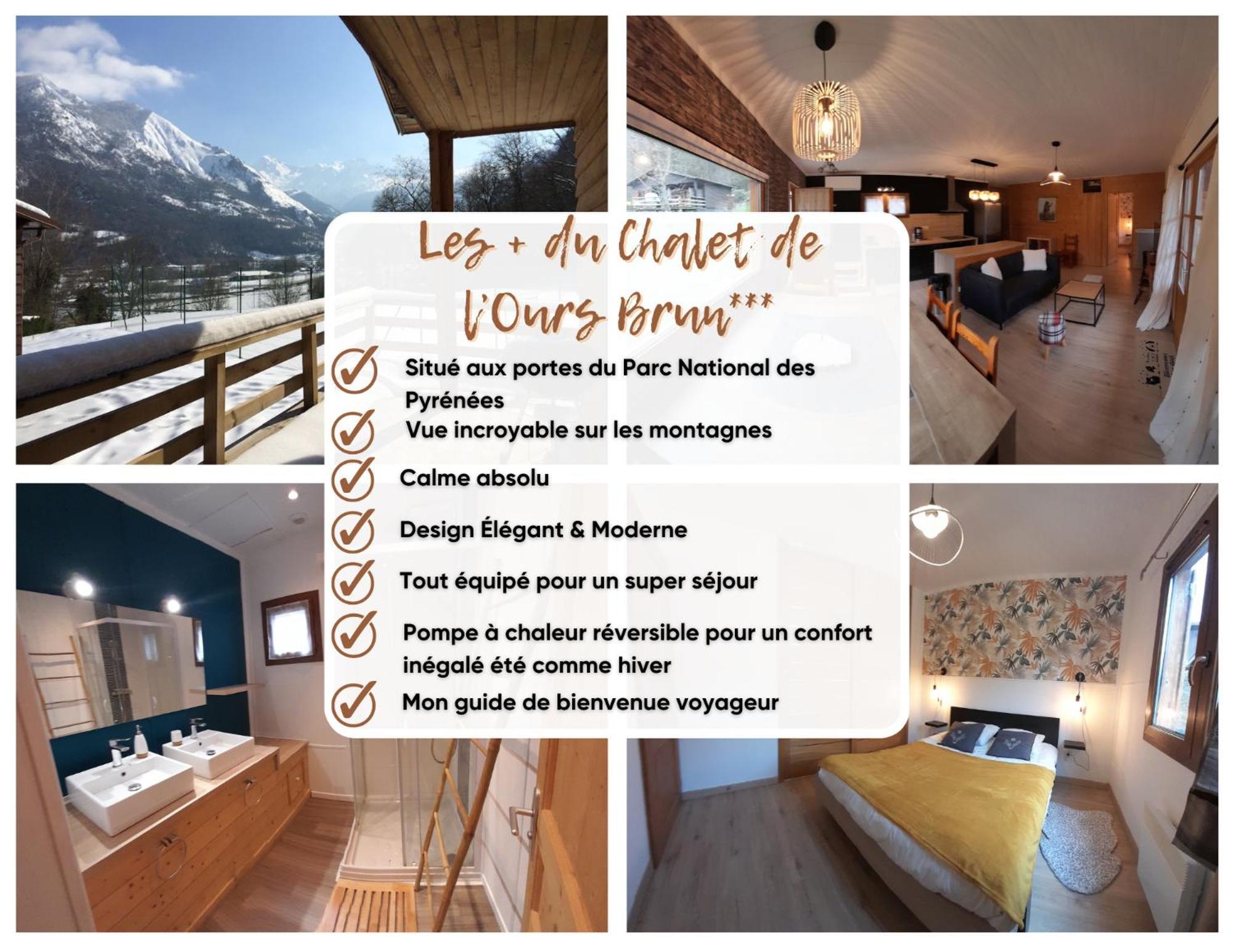 Chalet De L'Ours Brun, Gite 3 Etoiles Gere-Belesten 外观 照片