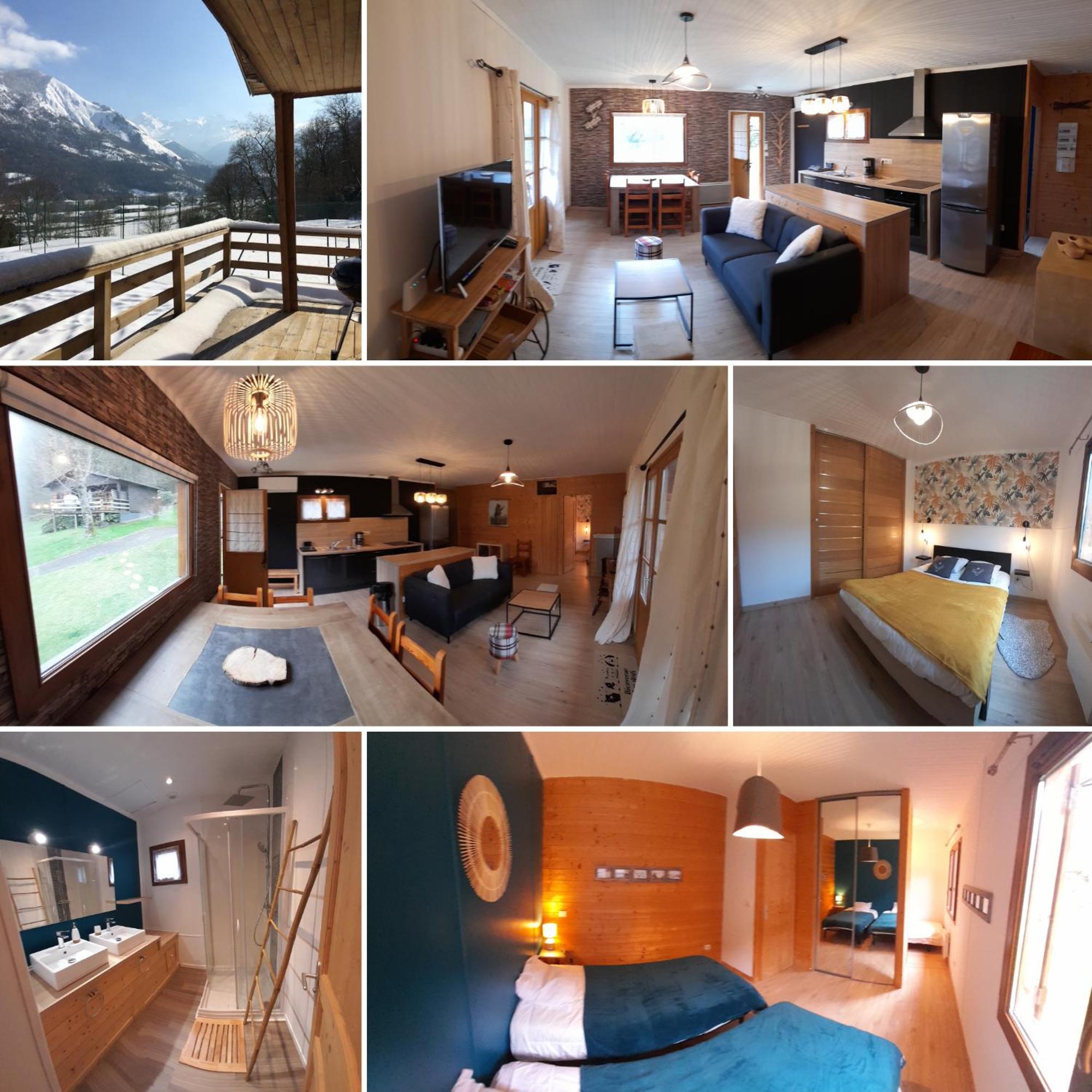 Chalet De L'Ours Brun, Gite 3 Etoiles Gere-Belesten 外观 照片